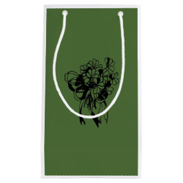 Irish Shamrock Bouquet St. Patrick's Day Gift Bag Klein Cadeauzakje