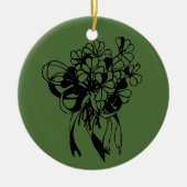 Irish Shamrock Bouquet St. Patrick's Day Ornament (Voorkant)