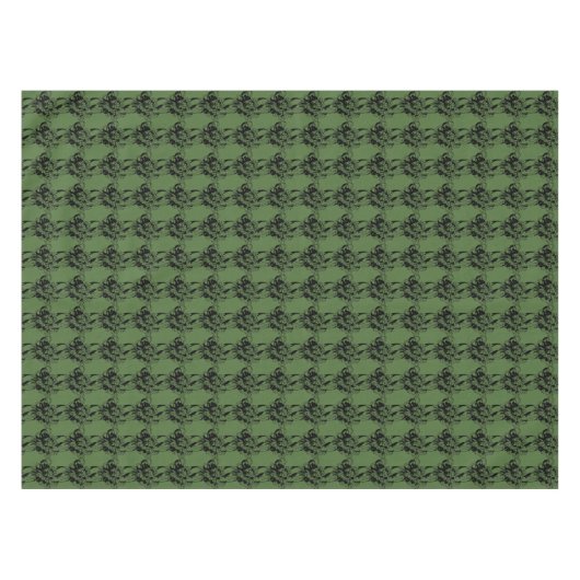 Irish Shamrock Bouquet Tablecloth, 52"x70" Tafelkleed (Voorkant (Horizontaal))