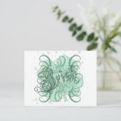 Irish Shamrock Briefkaart (Staand voorkant)