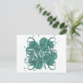 Irish Shamrock Briefkaart (Staand voorkant)
