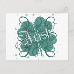 Irish Shamrock Briefkaart
