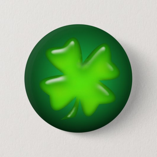 IRISH SHAMROCK by SHARON SHARPE Ronde Button 5,7 Cm (Voorkant)