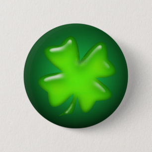 IRISH SHAMROCK by SHARON SHARPE Ronde Button 5,7 Cm