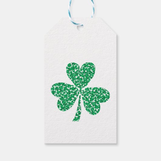 Irish Shamrock Cadeaulabel (Achterkant)
