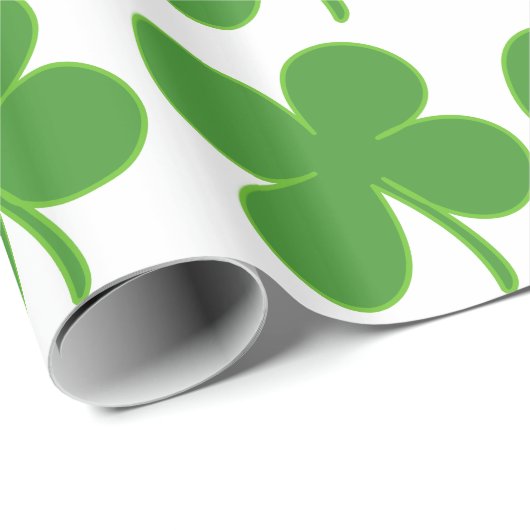 Irish Shamrock Cadeaupapier (Rol Hoek)