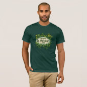 Irish Shamrock Celebration Design T-shirt (Voorkant volledig)