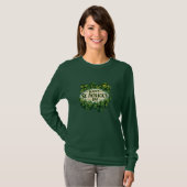 Irish Shamrock Celebration Design T-shirt (Voorkant volledig)