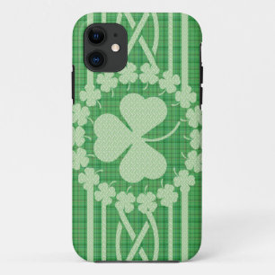 Irish Shamrock Celtic Pattern Custom Hoesje-Mate I iPhone 11 Hoesje