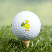 Irish Shamrock Chick Golfballen (Insitu Shirt)