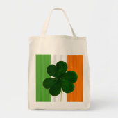 Irish Shamrock Clover St. Patrick Ireland Flag Tote Bag (Voorkant)