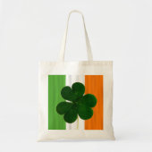 Irish Shamrock Clover St. Patrick Ireland Flag Tote Bag (Voorkant)