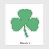 Irish Shamrock Clover Sticker (Vel)
