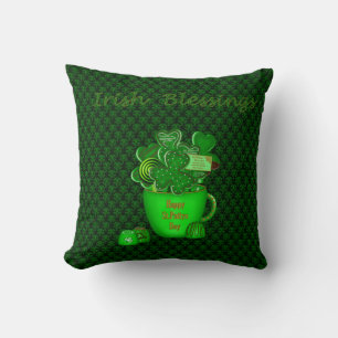 Irish Shamrock Cookie Bouquet-Sq Sierkussen