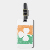 Irish Shamrock custom bagagelabel (Voorkant verticaal)