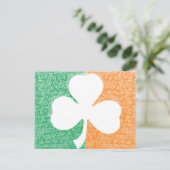 Irish Shamrock custom briefkaart (Staand voorkant)