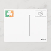 Irish Shamrock custom briefkaart (Achterkant)