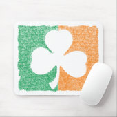Irish Shamrock custom mousepad Muismat (Met muis)