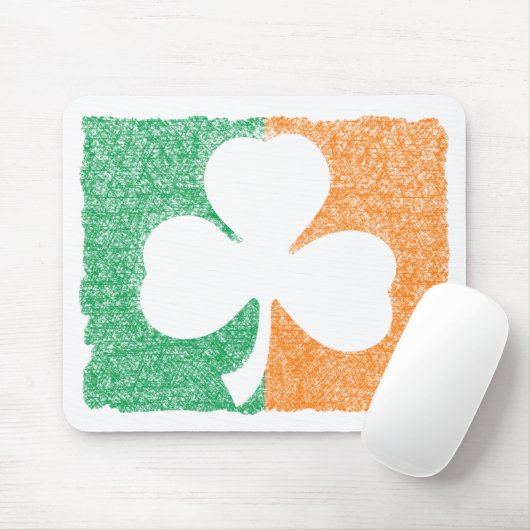 Irish Shamrock custom mousepad Muismat (Met muis)