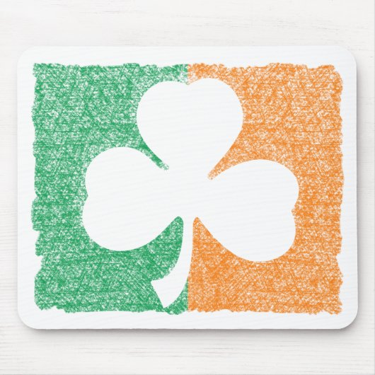 Irish Shamrock custom mousepad Muismat (Voorkant)