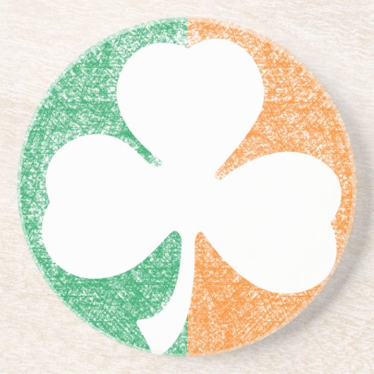 Irish Shamrock custom onderzetter (Voorkant)