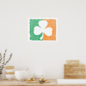 Irish Shamrock custom poster (Keuken)