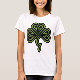 Irish Shamrock Dames T-shirt