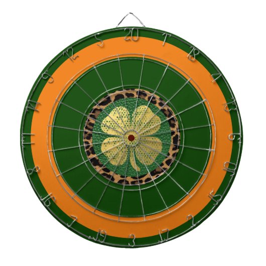 Irish Shamrock Dartbord (Voorkant)