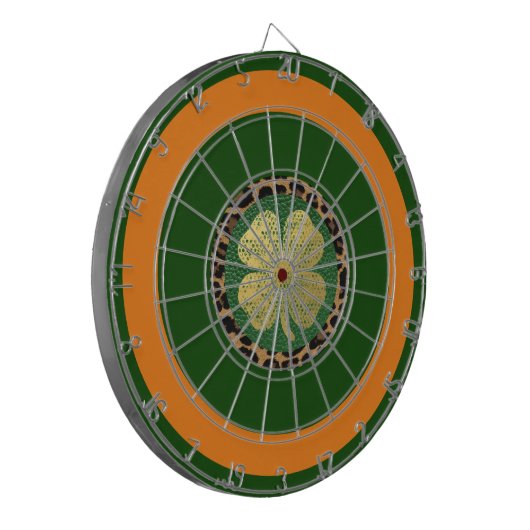 Irish Shamrock Dartbord (Voorkant Links)