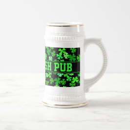 Irish Shamrock Drink Stein Bierpul