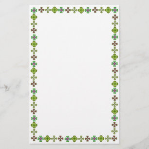Irish Shamrock Elegance Stationery Briefpapier