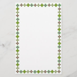 Irish Shamrock Elegance Stationery Briefpapier