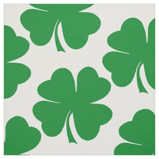 Irish Shamrock Fabric Stof (Swatch)