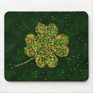 Irish Shamrock Four-leaf Lucky Clover Muismat