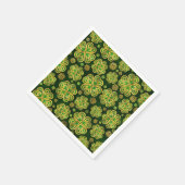 Irish Shamrock four-leaf Lucky Clover Pattern Servet (Hoek)