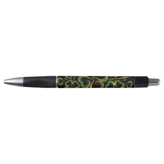 Irish Shamrock Four-leaf Lucky Clover Pen (Voorkant)