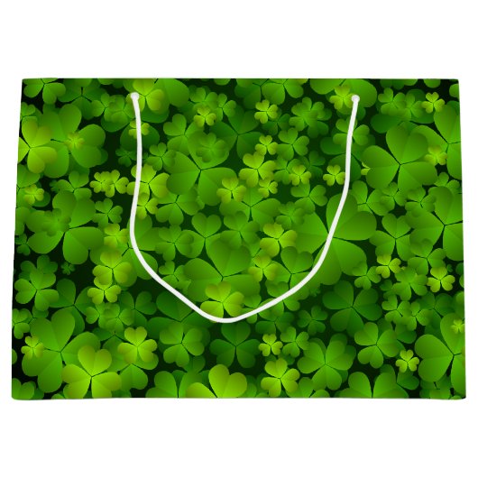 Irish Shamrock Gift Accessoires Groot Cadeauzakje (Voorkant)