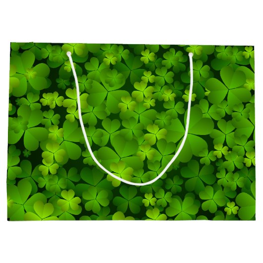 Irish Shamrock Gift Accessoires Groot Cadeauzakje (Achterkant)