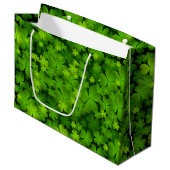 Irish Shamrock Gift Accessoires Groot Cadeauzakje (Voorkant Gekanteld)