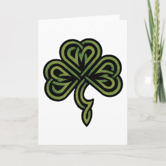 Irish Shamrock Gift Kaart