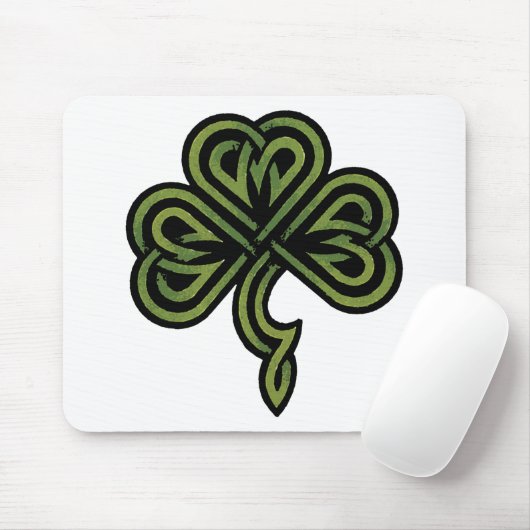 Irish Shamrock Gift Muismat (Met muis)