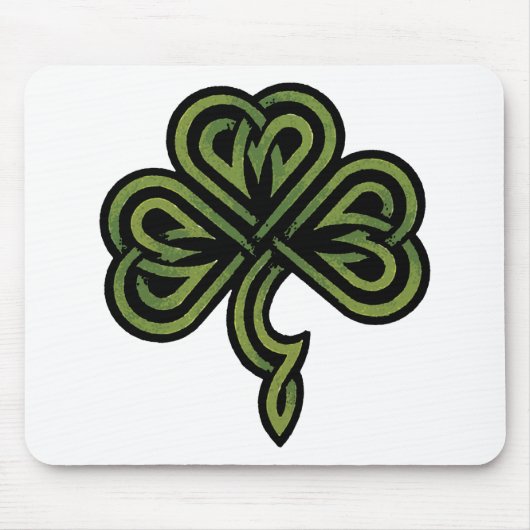 Irish Shamrock Gift Muismat (Voorkant)