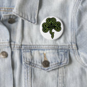 Irish Shamrock Gift Ronde Button 5,7 Cm (In situ)