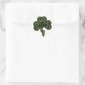 Irish Shamrock Gift Ronde Sticker (Tas)