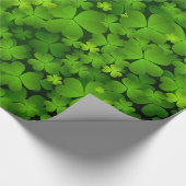 Irish Shamrock Gift Wrap Cadeaupapier (Hoek)