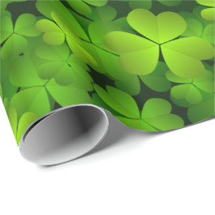 Irish Shamrock Gift Wrap Cadeaupapier