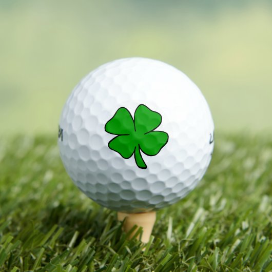 Irish Shamrock Golfballen (Insitu Shirt)
