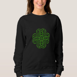 Irish Shamrock - Green Celtic Knotwork Trui