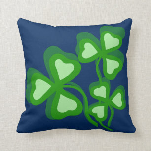 Irish Shamrock, green clover, Ireland shamrock Kussen