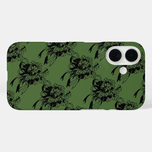 Irish Shamrock Green St. Patrick's Day Case-Mate iPhone Case (Achterkant (horizontaal))